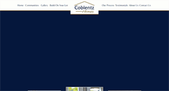 Desktop Screenshot of coblentzhomes.com